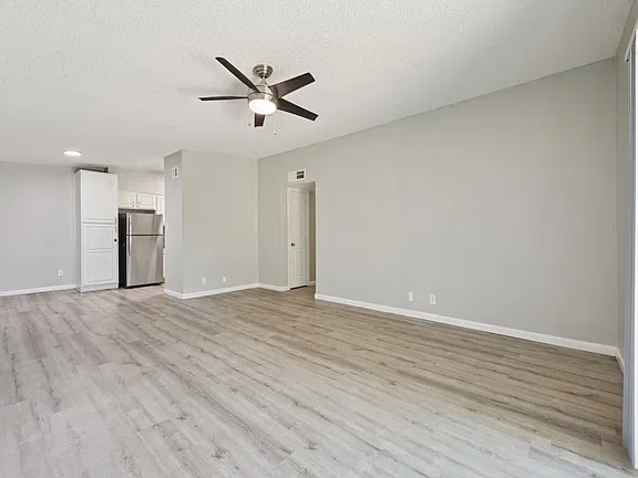 Representative unfurnished apartment interior at Cornell Apartments.