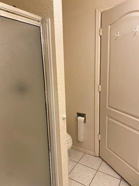 Master bathroom and shower