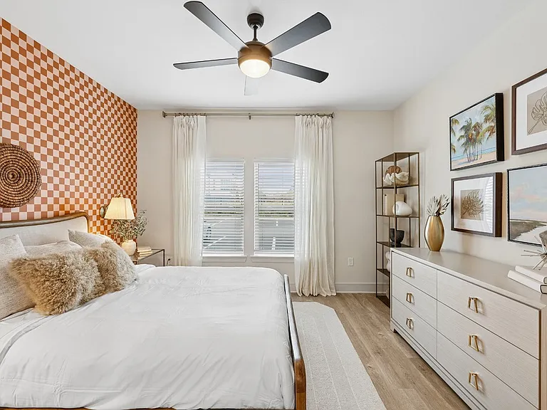 Bedroom with Window and Walk-in Closet