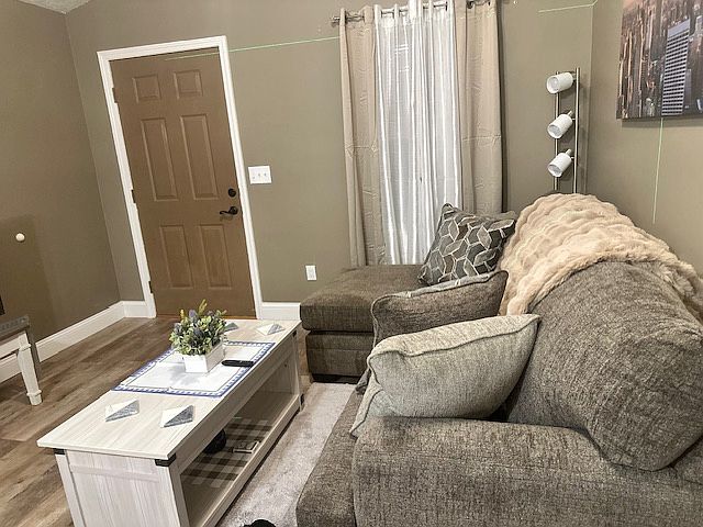 All new furniture and curtains.