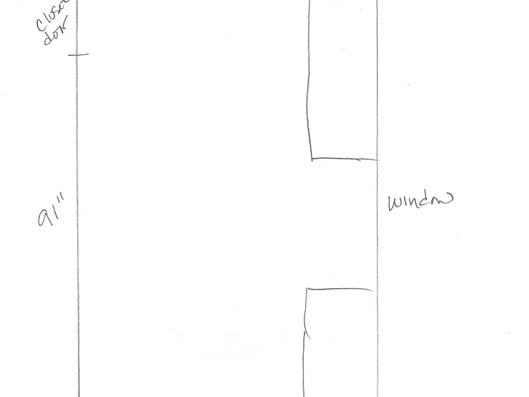 Upstairs bedroom 2 floorplan