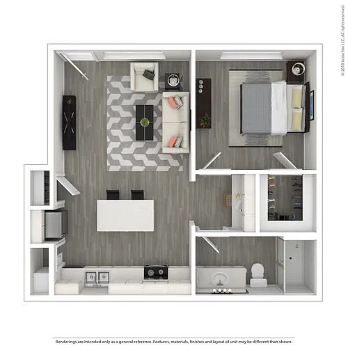 Floor plan 1 Bedroom