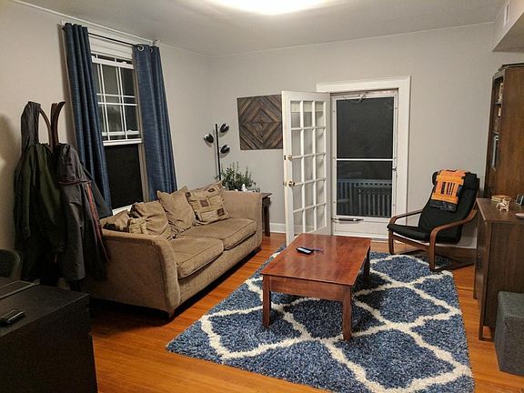 Living Room opens to covered front porch