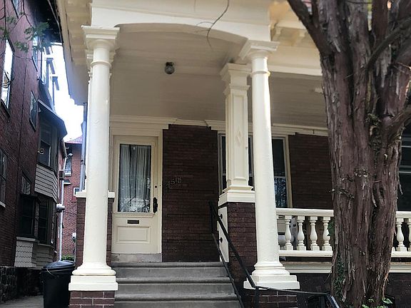 Front entry, private porch.