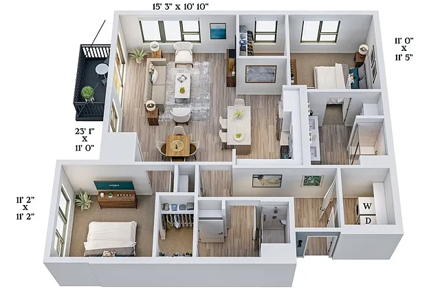 Floor plan C13