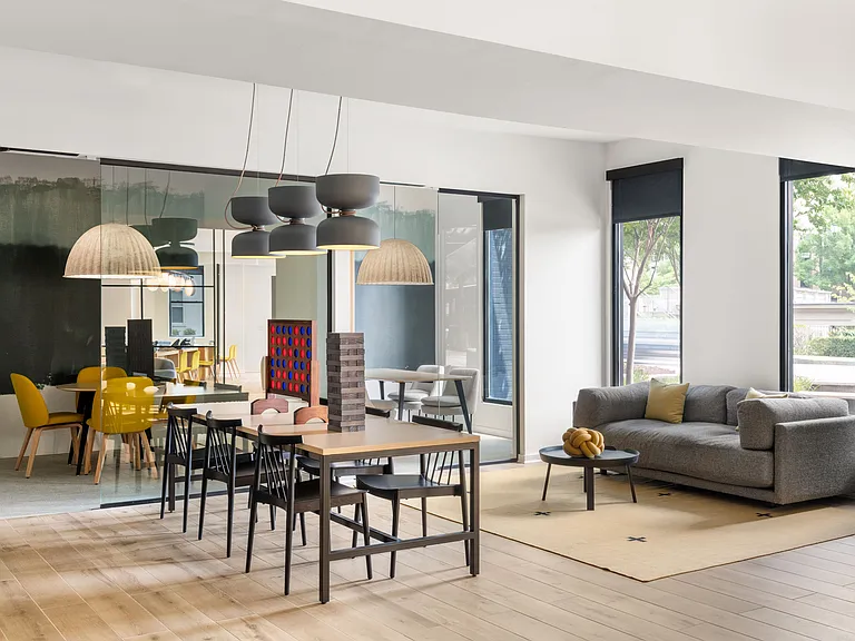 Kick back and relax in the stylish resident lounge
