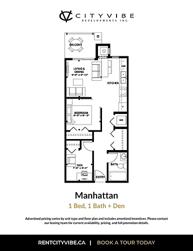 Floor plan 1 Bedroom