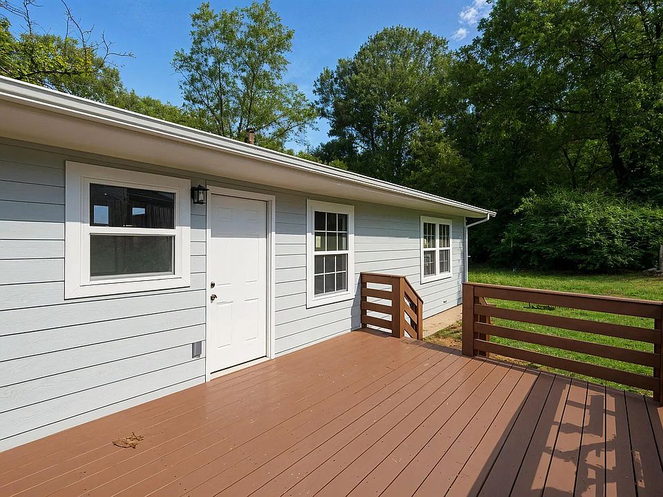 Rear with large Deck