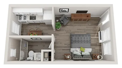 Floor plan Studio