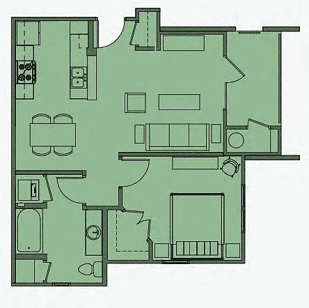 Floor plan Superior Single