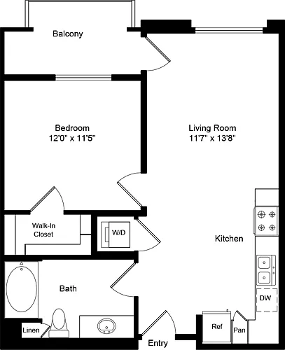 Floor plan A70