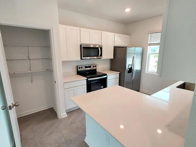 Kitchen with pantry