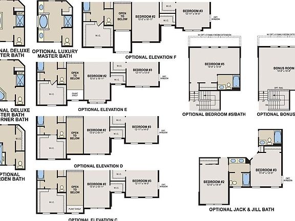 Ainsley II Floorplan Options