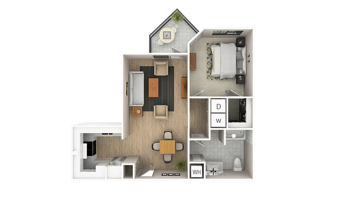 Floor plan 1C