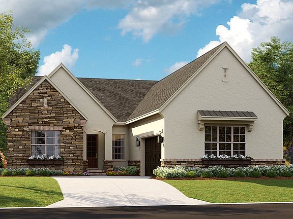 Santa Rosa - French Cottage 2-Car Courtyard Garage Note Renderings may show optional features