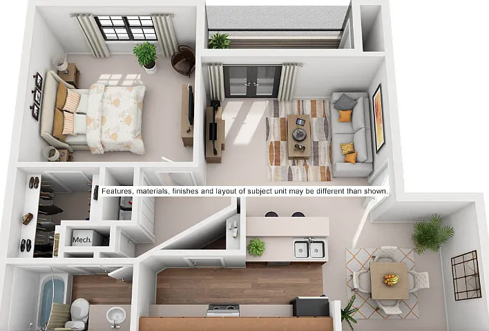 The Evergreen Floorplan Diagram