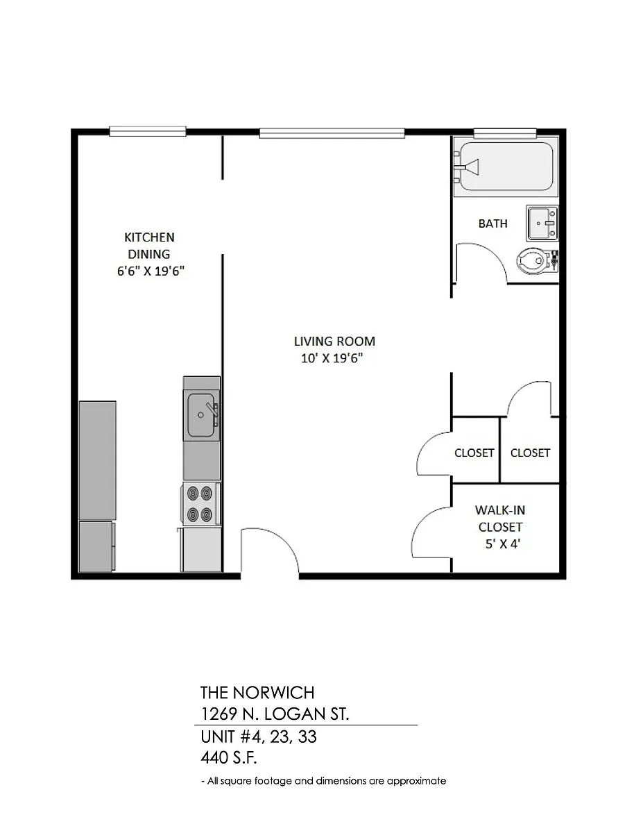 Floor plan Studio