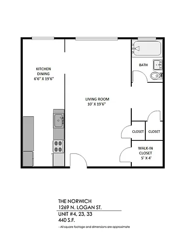Floor plan Studio