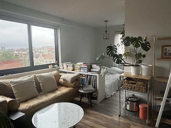 main room + bedroom area