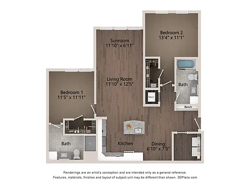 Floor plan B1S