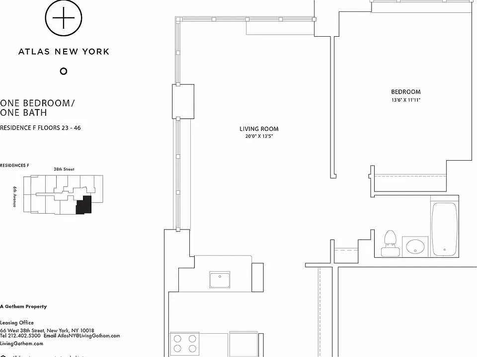 66 W 38th St #36F