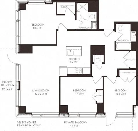 VIA Seaport Residences — Photo 70