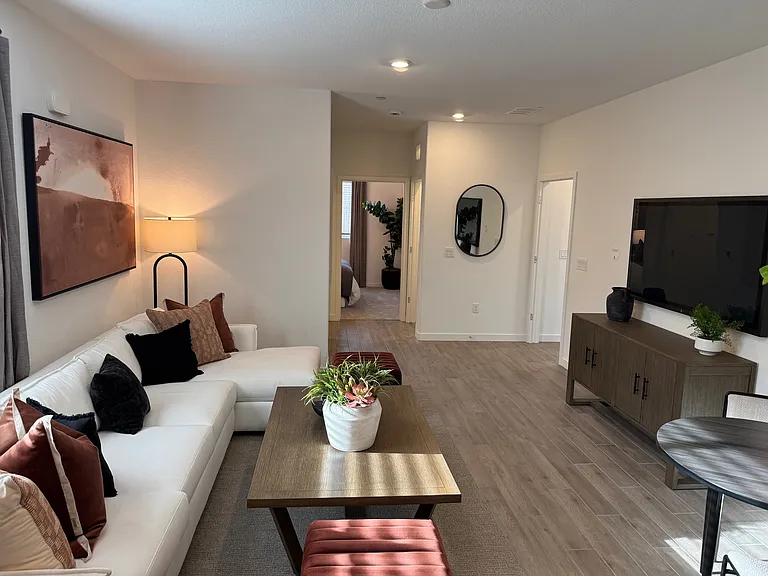 This photo is only to show what the unit could look like when furnished by tenant.