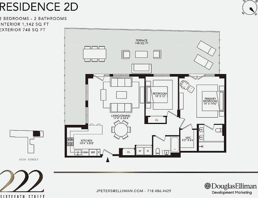 2nd image of 222 16th St #2D