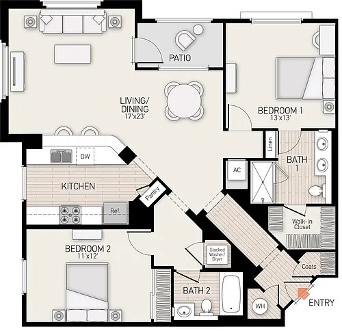 Floor plan Cambria - Plan 25