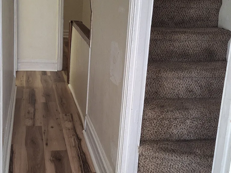 Steps to third floor