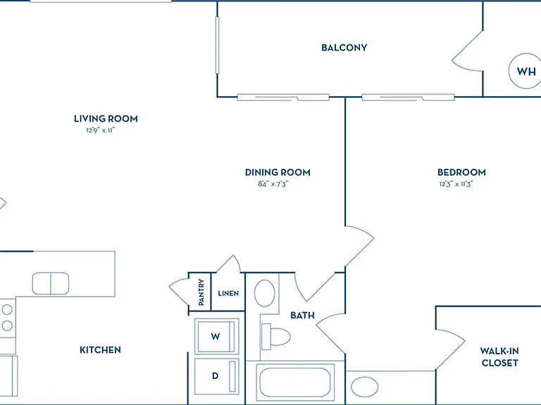 1 Bedroom | 1 Bath | 839 SQ FT 1 Bedroom | 1 Bath | 839 SQ FT