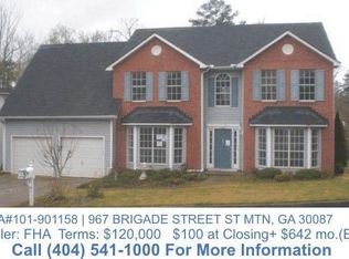 967 Brigade St, Stone Mountain, GA 30087