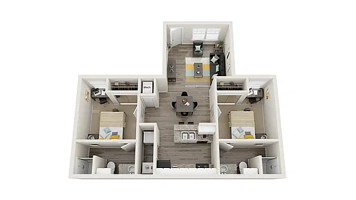 Floor plan The Redbird Corner