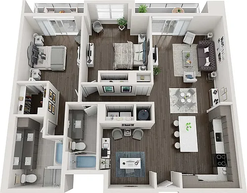 Floor plan B6D-1413