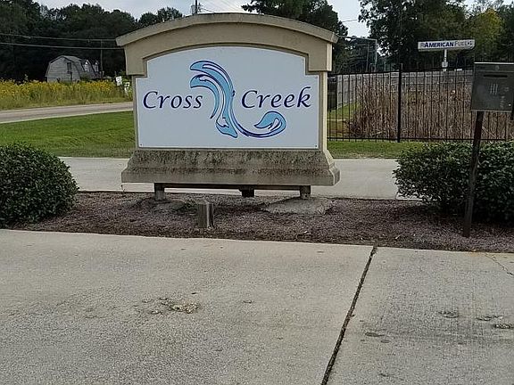 Gated entrance in front