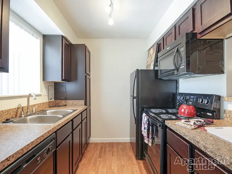 Brown kitchen
