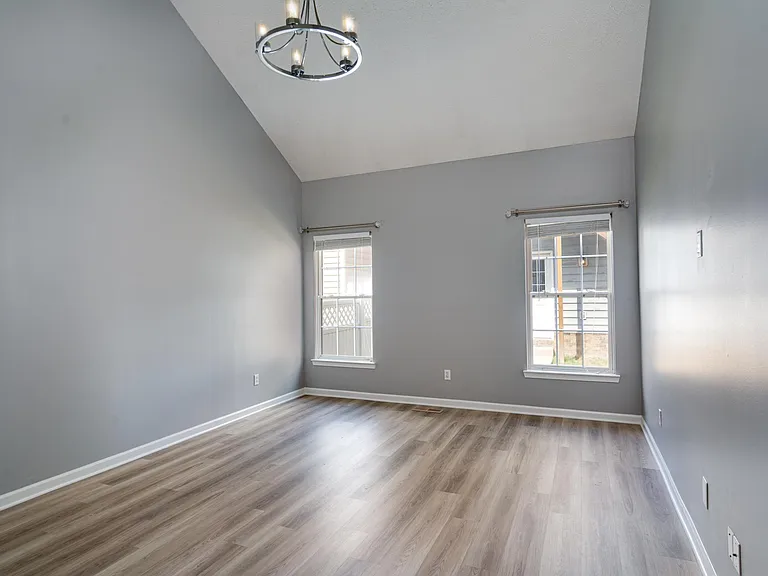 Master bedroom with new floors