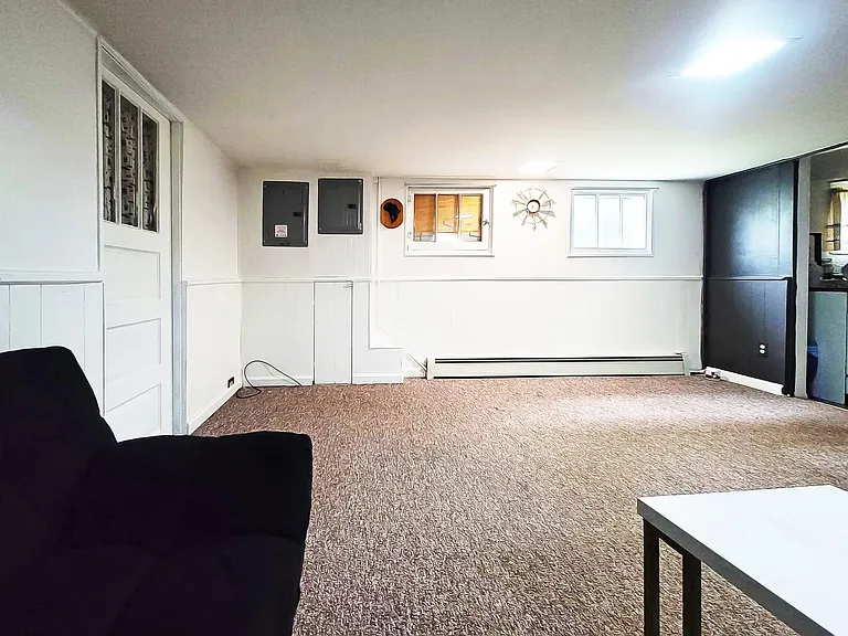 Basement living area/room