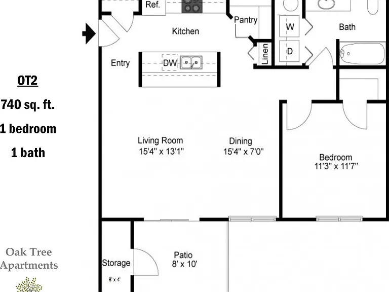 Oak Tree Apartments — Photo 25