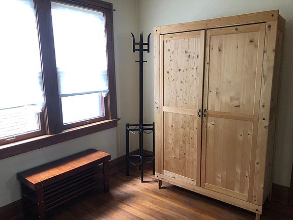 Furniture shown here in the foyer is included in the rental