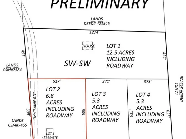 Lot 2-3 McClaine/Lawry Road, Hayward, WI 54843