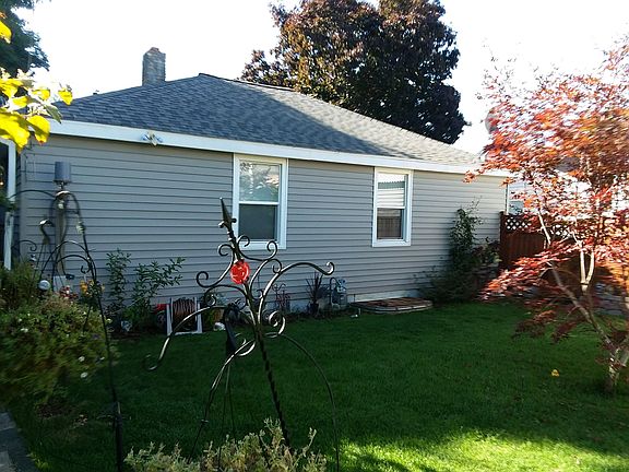 Back of house and backyard