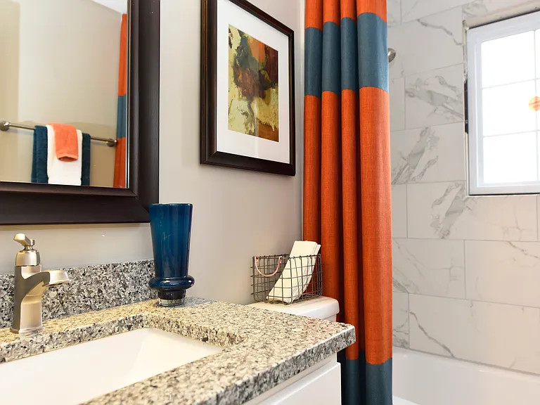 Bathroom + Granite Counters