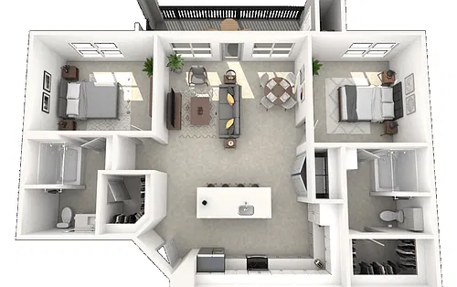 Floor plan B3