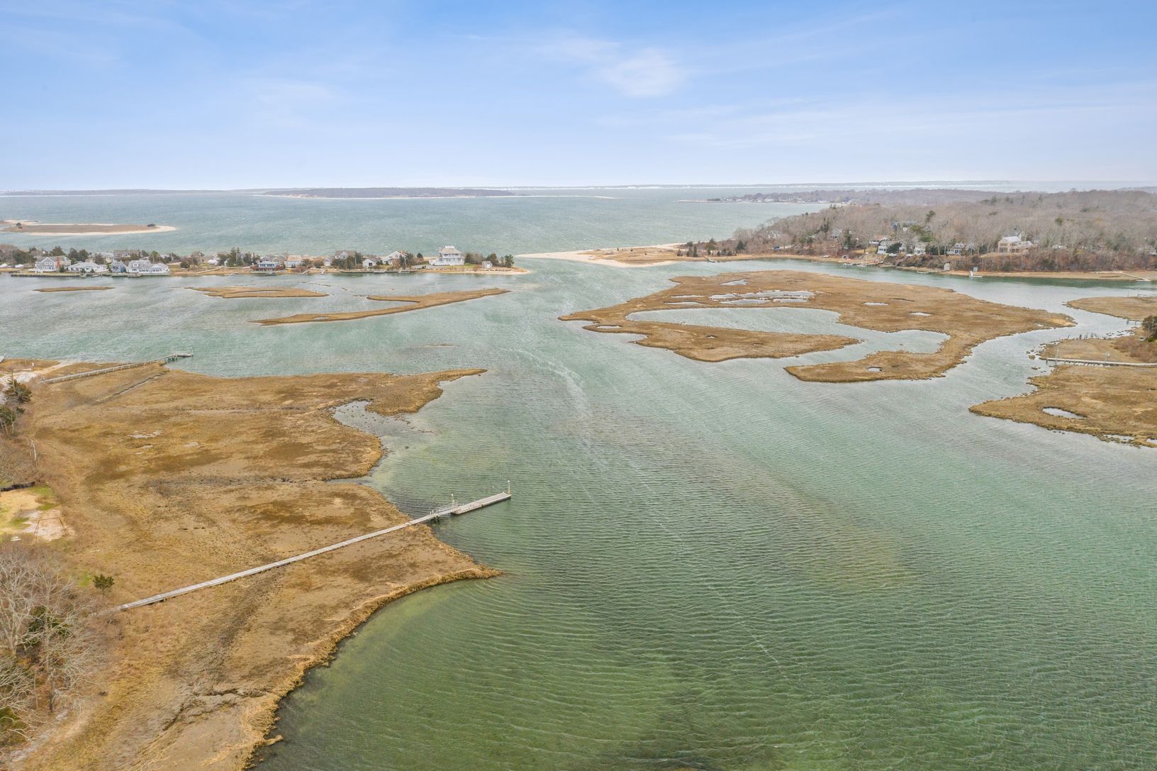 Aerial view of Mud Creek