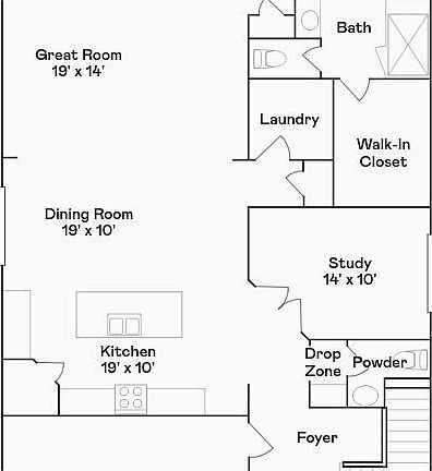 Firt floor plan