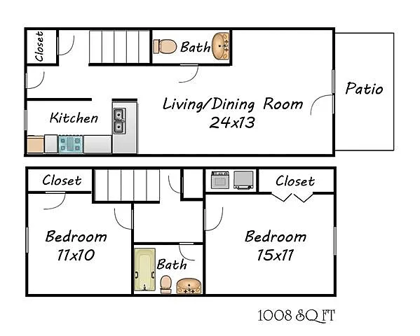Floor plan The Parker