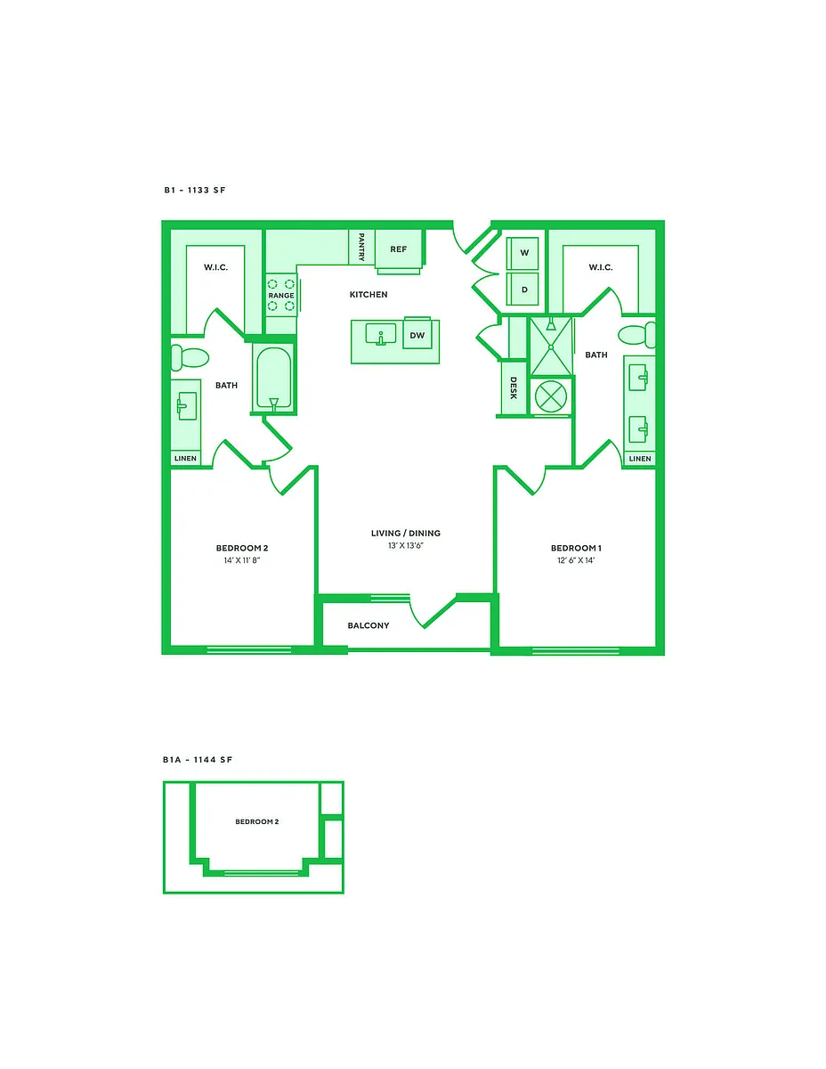 Floor plan B1