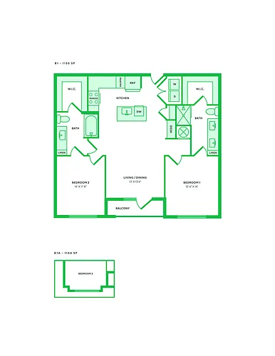 Floor plan B1