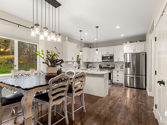 Dining and kitchen area